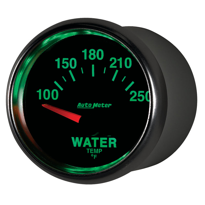 Autometer GS 52mm 100-250 Deg F Short Sweep Electronic Water Temperature Gauge