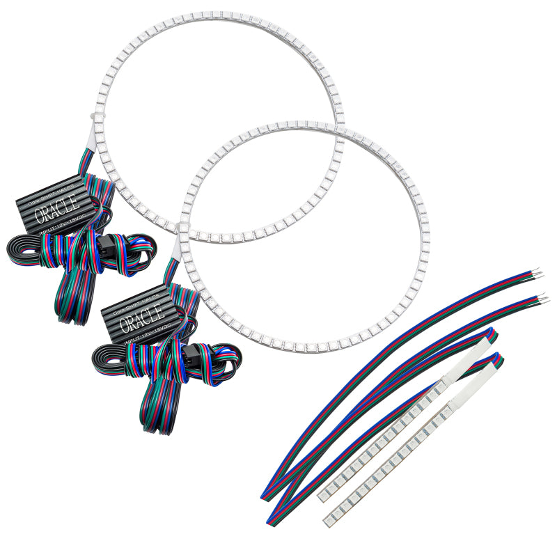 ORACLE Lighting Oracle 21-22 Ford Bronco Headlight Halo Kit w/DRL Bar - Base Headlights -w/No Controller