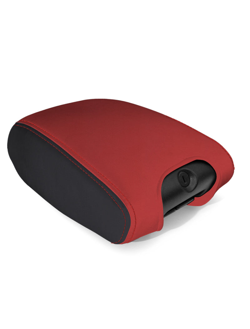 PRP Seats PRP 11-18 Jeep Wrangler JK Center Console Cover - Black/Red