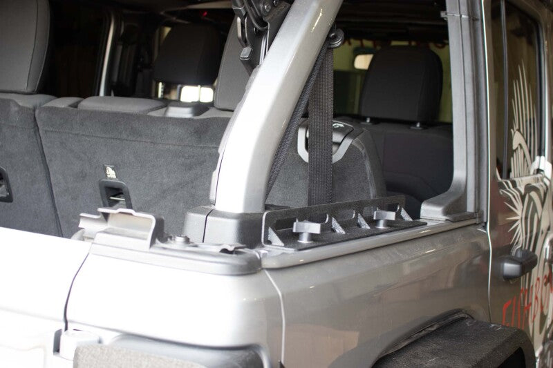 Fishbone Offroad 2018+ Jeep Wrangler JL Tub Rail Tie Downs Steel Powdercoat