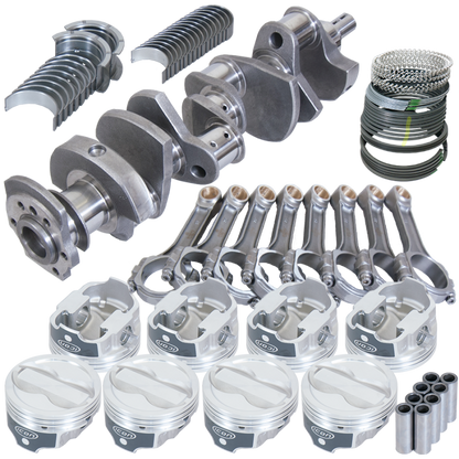 Eagle Chevy LT1350 1Pc 3.750in Crank 6.000in I-Beam Rods -18cc 4.040in Pistons Rotating Assembly
