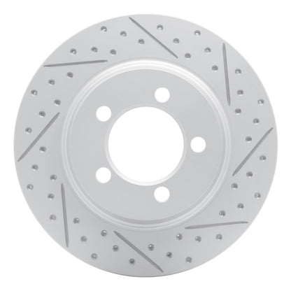 R1 Concepts R1 67-67 Ford Country Squire Front Right Drilled & Slotted Geo-Carbon Rotor
