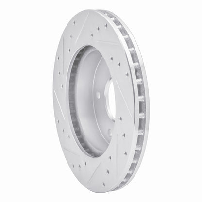 R1 Concepts R1 78-81 Pontiac Firebird Rear Right Drilled & Slotted Silver Brake Rotor