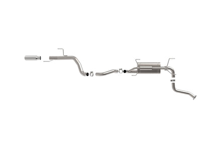 aFe 24-25 Toyota Land Cruiser 2-1/2in to 3in 304 SS Cat-Back Exhaust System w/ Polished Tip
