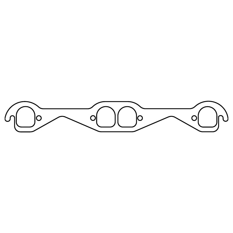 Cometic Gasket Cometic Chevy Gen1 Small Block V8 .060in HTS Exhaust Mani Gskt Set-1.710in x 1.550in Brodix D Ports
