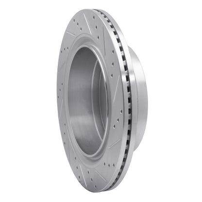 R1 Concepts R1 12-20 Ford F-150 4WD Rear Left Drilled & Slotted Silver Brake Rotor