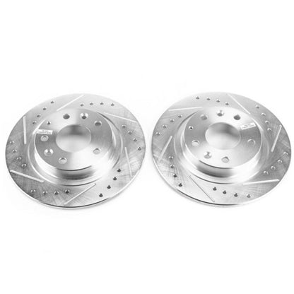 PowerStop Power Stop 16-18 Mazda CX-3 Rear Evolution Drilled & Slotted Rotors - Pair