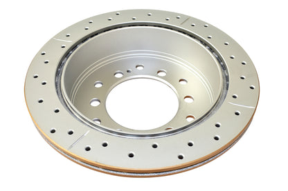DBA 10-23 Lexus GX460 Rear Street Series Drilled & Slotted Rotor w/Gold Hat