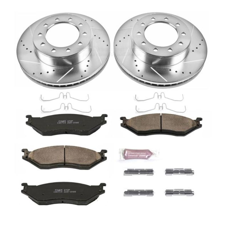PowerStop Power Stop 05-16 Ford F-550 Super Duty Front Z23 Evolution Brake Kit