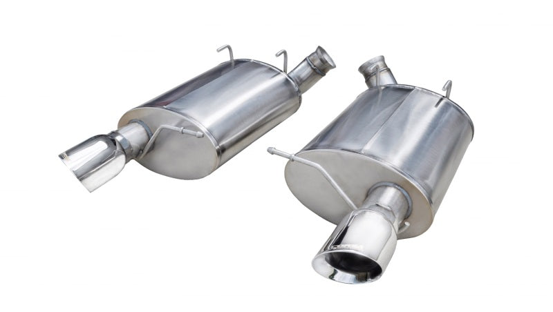 CORSA Performance Corsa 2011-2012 Ford Mustang Shelby GT500 5.4L V8 Polished Sport Axle-Back Exhaust