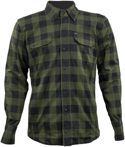 Speed and Strength True Grit Armored Motoshirt Olive/Black - 3XL