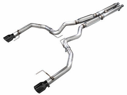 AWE Tuning AWE 2024 Ford Mustang GT Fastback S650 RWD Track Edition Cat-Back Exhaust w/ Dual Diamond Black Tips