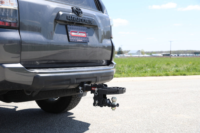 GEN-Y Hitch Gen-Y 2.5in Shank 3/4in Pin Holes Only Compatible w/32K Mega-Duty 500lb Capacity Serrated Hitch Step
