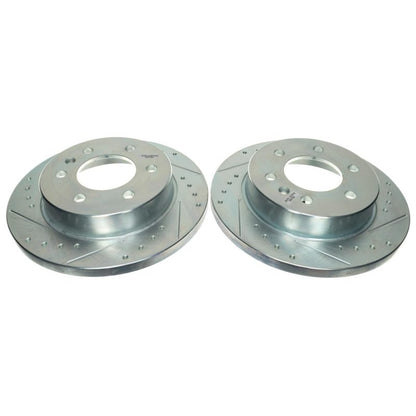 PowerStop Power Stop 19-21 Mercedes-Benz Sprinter 2500 Rear Drilled & Slotted Rotor (Pair)