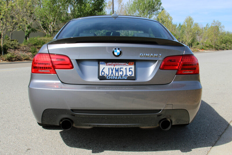 Dinan 07-13 BMW 335i/335is/335xi (E92/E93) Free Flow Axleback Exhaust System - Black Tips