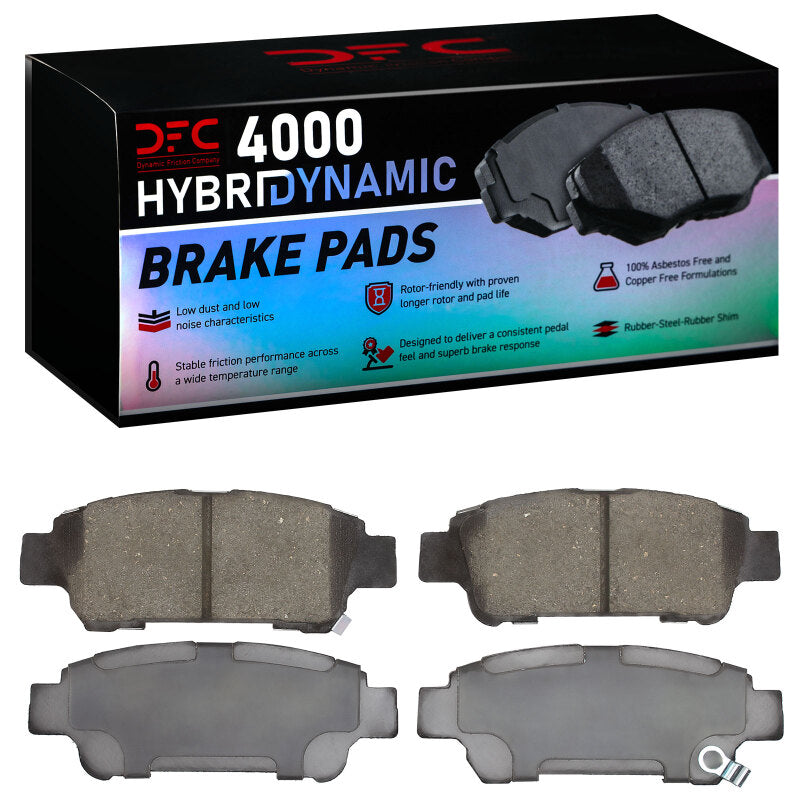 DFC 04-10 Toyota Sienna Rear 4000 Hybridynamic Brake Pads