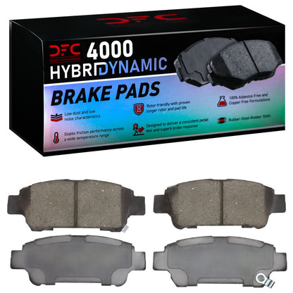 DFC 04-10 Toyota Sienna Rear 4000 Hybridynamic Brake Pads