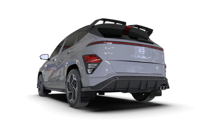 Rally Armor 24-26 Hyundai Kona N Line Black UR Mud Flap w/ Grey Logo