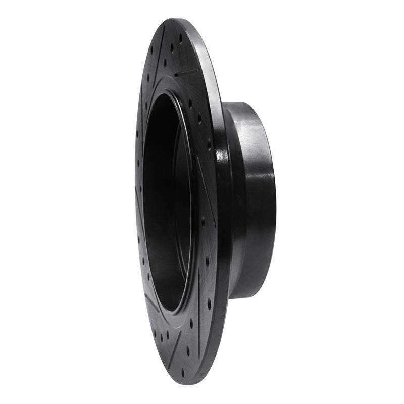 R1 Concepts R1 03-16 Mercedes-Benz E280 (Canada) Rear Right Drilled & Slotted Black Brake Rotor