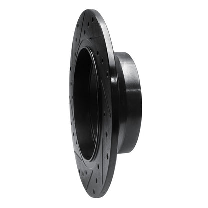 R1 Concepts R1 03-16 Mercedes-Benz E280 (Canada) Rear Right Drilled & Slotted Black Brake Rotor