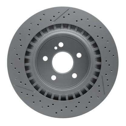 DFC 05-11 Mercedes-Benz SLK55 AMG Rear Drilled GeoSPEC Coated Rotor and Slotted