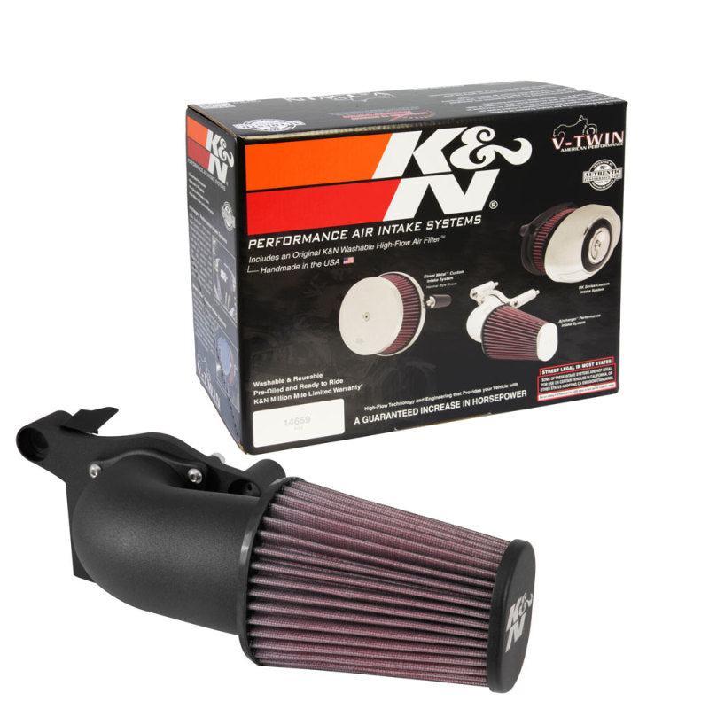 K&N Engineering K&N FIPK H/D Touring Models 2017-2018 BLACK Performance Air Intake System