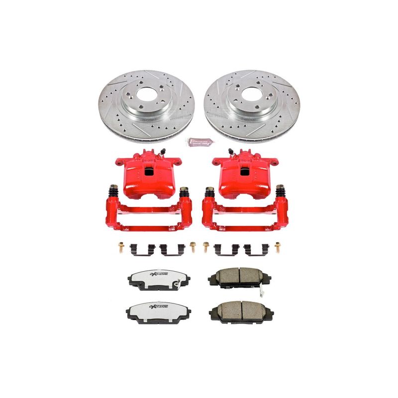 PowerStop Power Stop 02-06 Acura RSX Front Z26 Street Warrior Brake Kit w/Calipers