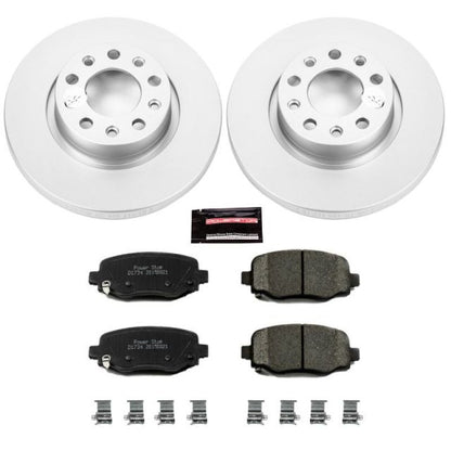 PowerStop Power Stop 15-17 Chrysler 200 Rear Z17 Evolution Geomet Coated Brake Kit
