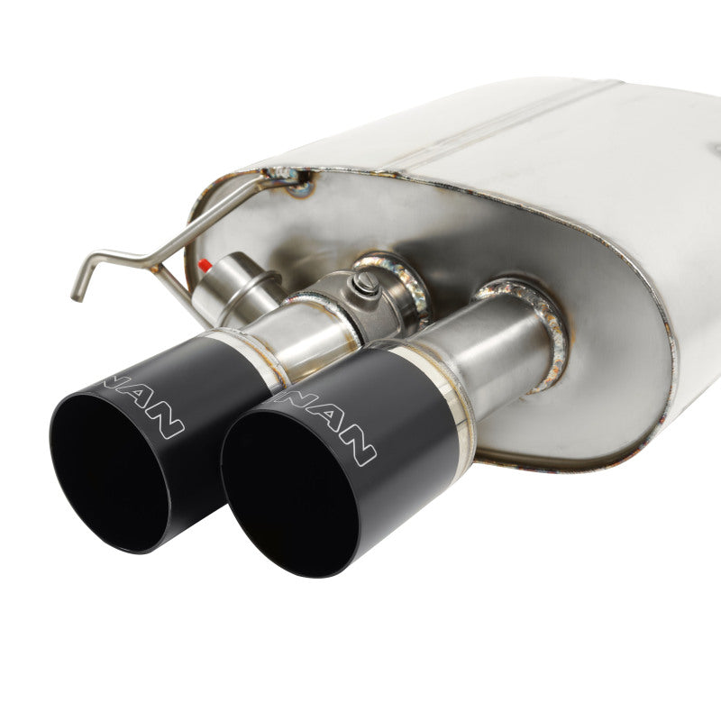 Dinan 11-16 BMW 550i (F10) Free Flow Axleback Exhaust System - Black Tips