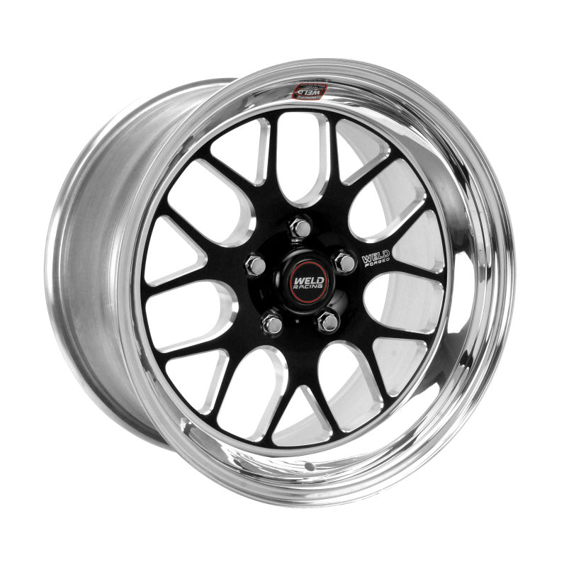 Weld S77 17x11 / 5x115mm BP / 5.8in. BS Black Wheel (Medium Pad) - Non-Beadlock