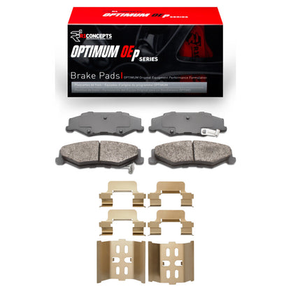 R1 Concepts R1 1997-2013 Cadillac XLR Rear R1 Optimum OE Pads & Hardware Kit