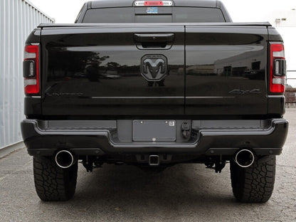 aFe Large Bore-HD 3in 409SS DPF-Back Exhaust System w/ Polished Tip RAM 1500 20-21 V6-3.0