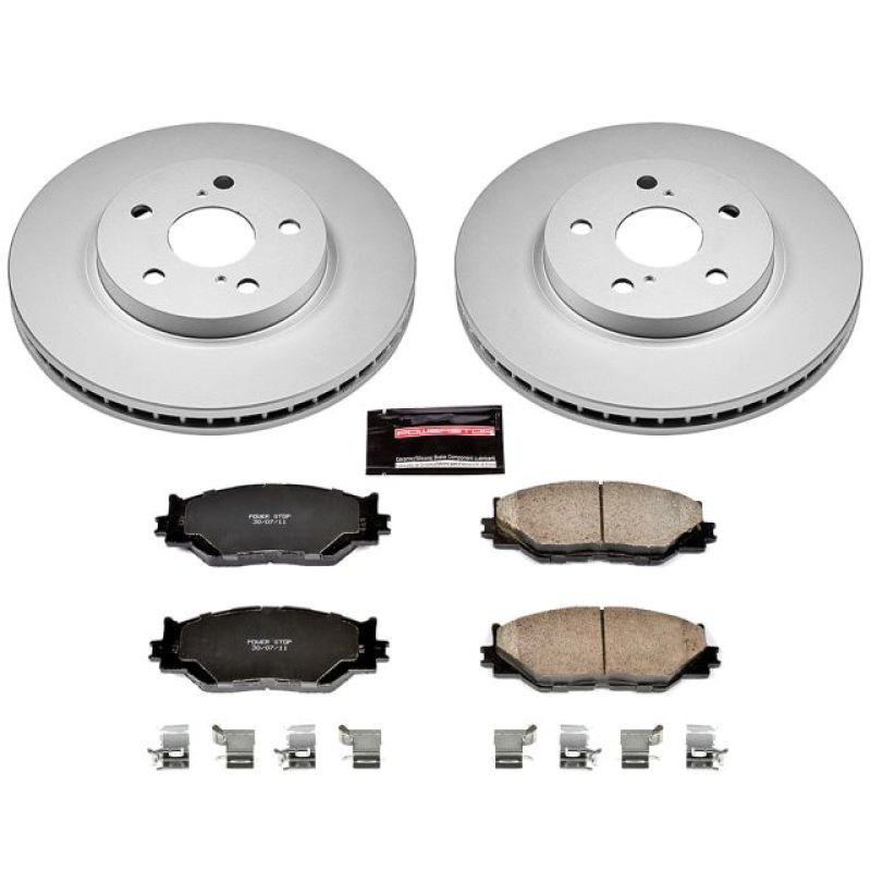 PowerStop Power Stop 06-15 Lexus IS250 Front Z17 Evolution Geomet Coated Brake Kit