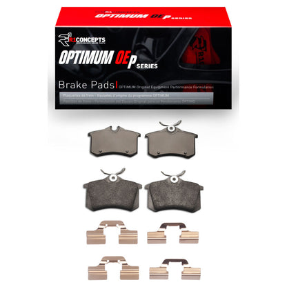 R1 Concepts R1 99-06 Volkswagen Golf Rear Optimum OE Pads & Hardware Kit