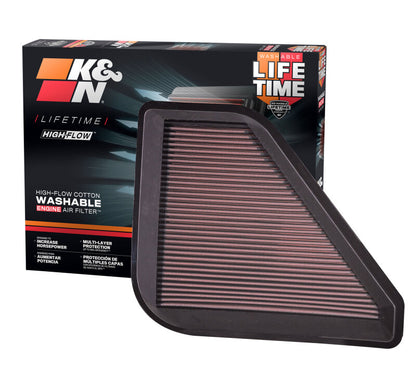 K&N Engineering K&N Saturn Outlook / GMC Acadia 3.6L Drop In Air Filter