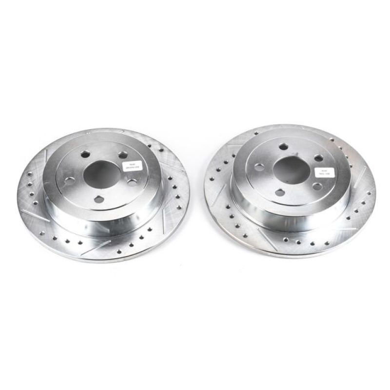 PowerStop Power Stop 95-00 Chrysler Cirrus Rear Evolution Drilled & Slotted Rotors - Pair