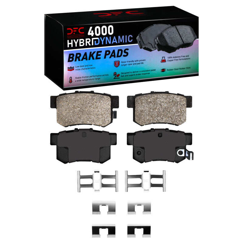 DFC 97-01 Acura Integra Rear 4000 HybriDynamic Brake Pads and Hardware Kit
