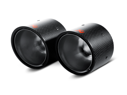 Akrapovic 07-14 MINI Cooper S (R56) / Cooper S Cabrio (R57) Tail Pipe Set (Carbon)