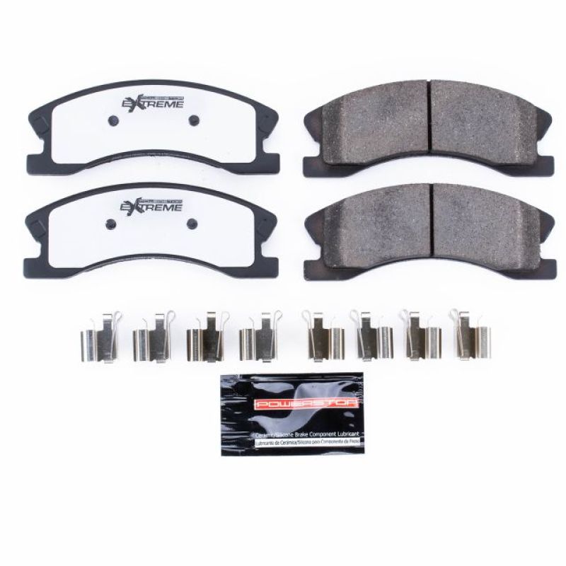 PowerStop Power Stop 99-04 Jeep Grand Cherokee Front Z26 Extreme Street Brake Pads w/Hardware