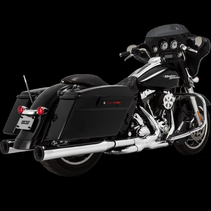 Vance and Hines Vance & Hines HD Dresser 17-22 Eliminator 400 Chrome Slip-On Exhaust