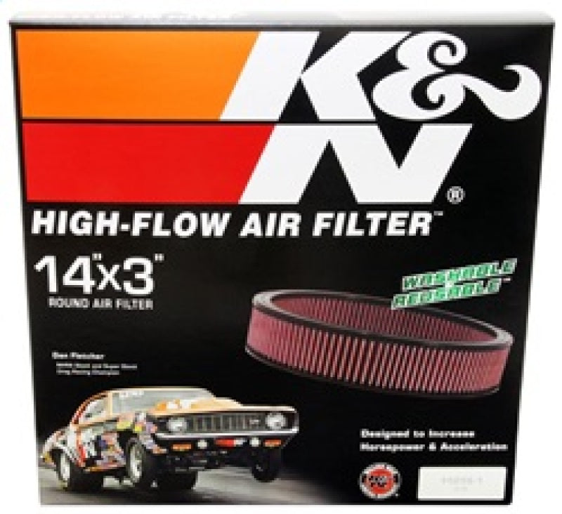 K&N Engineering K&N Replacement Air Filter GM CARS & TRUCKS, V8, 1966-84