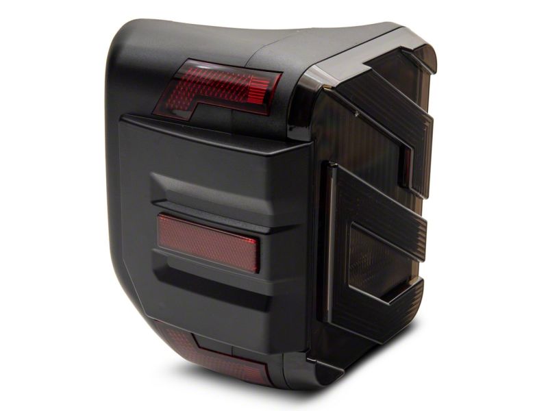 Raxiom 20-23 Jeep Gladiator JT Axial Series LED Tail Lights- Black Housing (Smoked Lens)