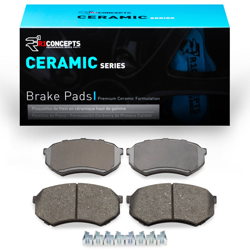 R1 Concepts R1 89-04 Mitsubishi Fuso FE Front R1 Ceramic Brake Pads