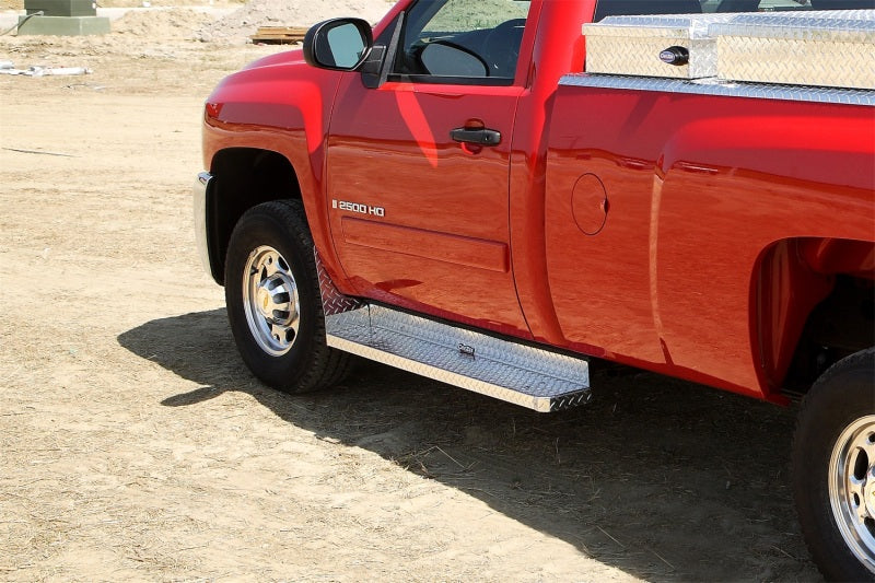 Dee Zee 09-21 Chevrolet/GMC Express/Savana Van Running Board Cab Section Brite-Tread Aluminum