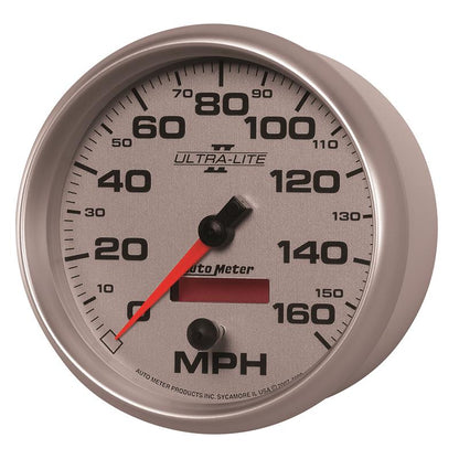 Autometer Ultra-Lite II 5 Inch 160 MPH FSE Programmable Speedometer