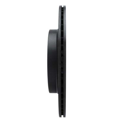 R1 Concepts R1 19-24 Ford Edge Rear Left Drilled & Slotted Black Brake Rotor