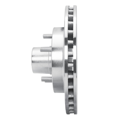 R1 Concepts R1 91-03 Chevrolet S10 Blazer Front Left Drilled & Slotted Silver Brake Rotor