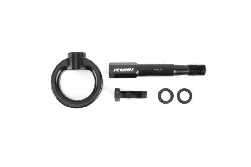 Perrin Performance PERRIN 15-17 Subaru WRX & STI / 13-17 Crosstrek / 12-16 Impreza Tow Hook Kit (Front) - Flat Black