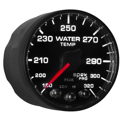 Autometer Spek-Pro - Nascar 2-1/16in Water Temp 180- 320F Bfb Ecu