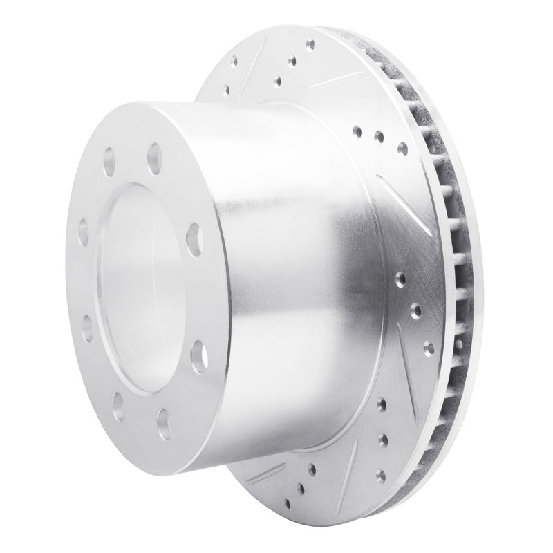 R1 Concepts R1 00-02 Dodge Ram 3500 Rear Left Drilled & Slotted Silver Brake Rotor
